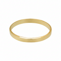 Aliança Lisa Fina de 2.50mm Ouro 18k