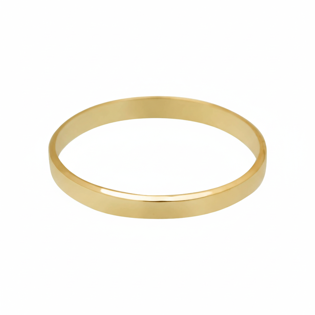 Aliança Lisa Fina de 2.50mm Ouro 18k