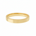 Aliança Quadrada de 3.50mm Ouro 18k