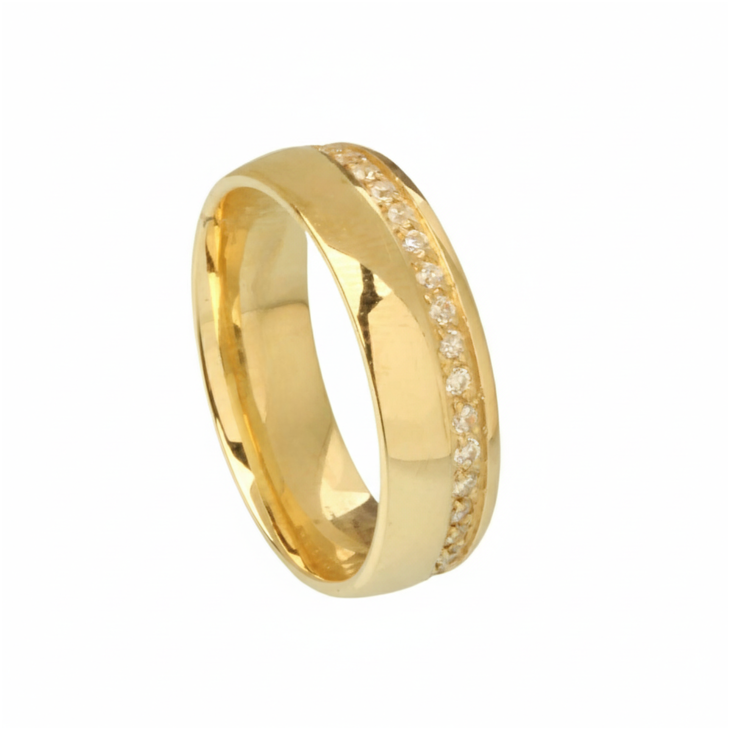 Aliança Comfort Redonda Feminina Ouro 18k