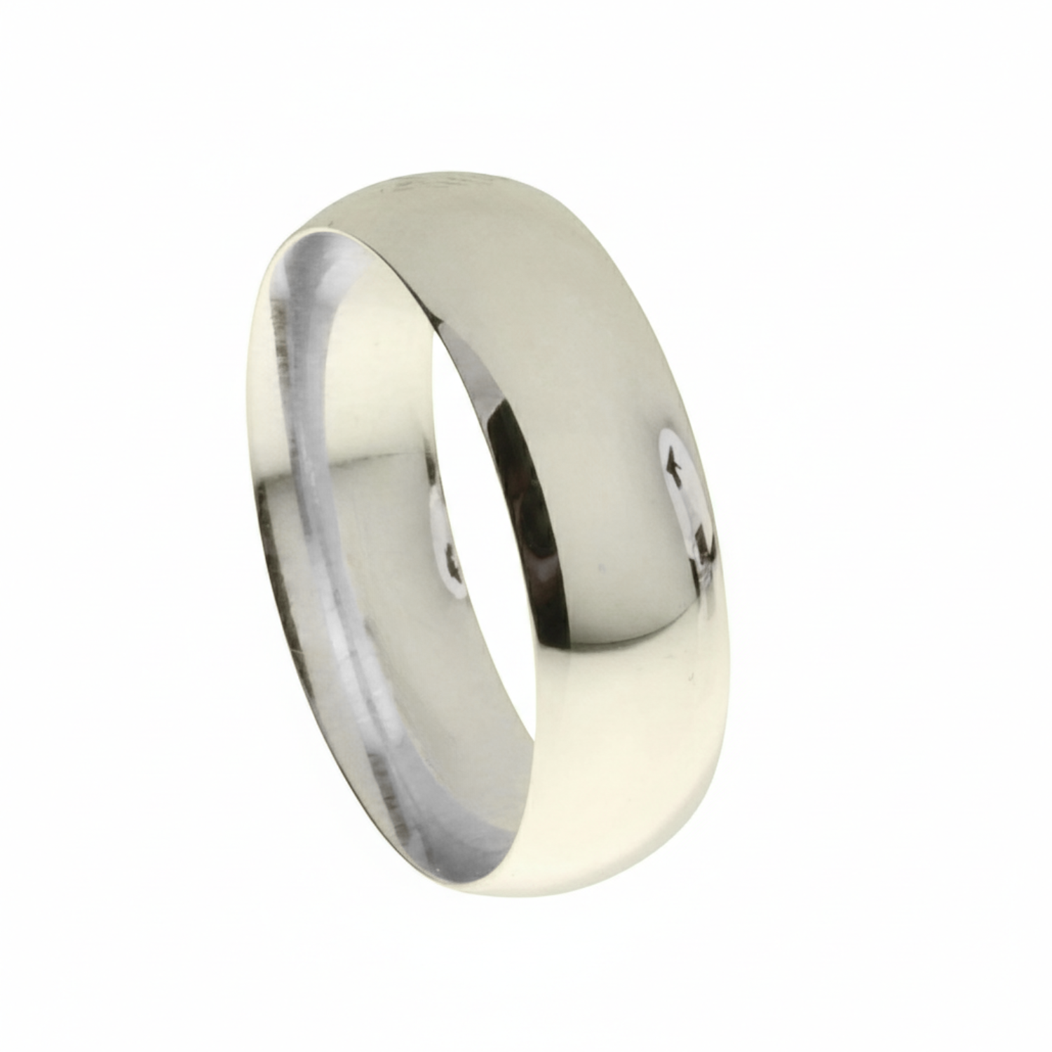 Aliança Comfort Grossa Lisa 6.5mm Ouro 18k