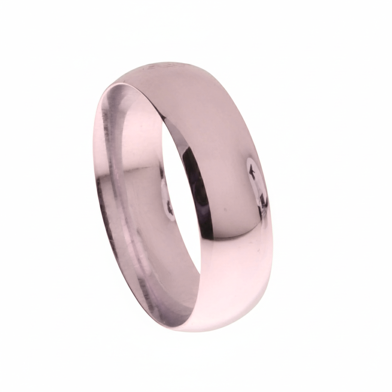 Aliança Comfort Grossa Lisa 6.5mm Ouro 18k