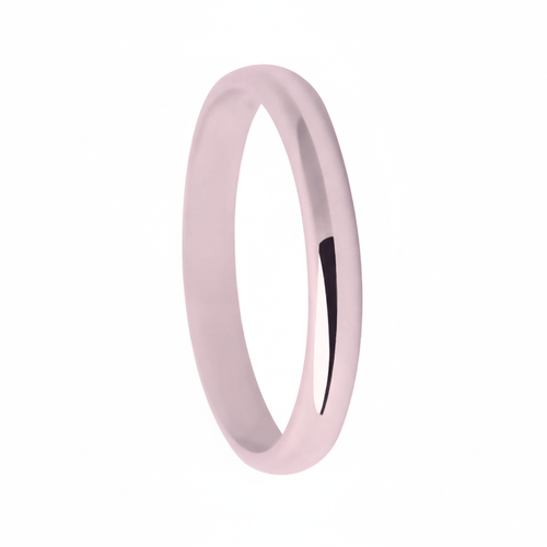 Aliança Soft 3mm Abaulada Lisa Ouro 18k