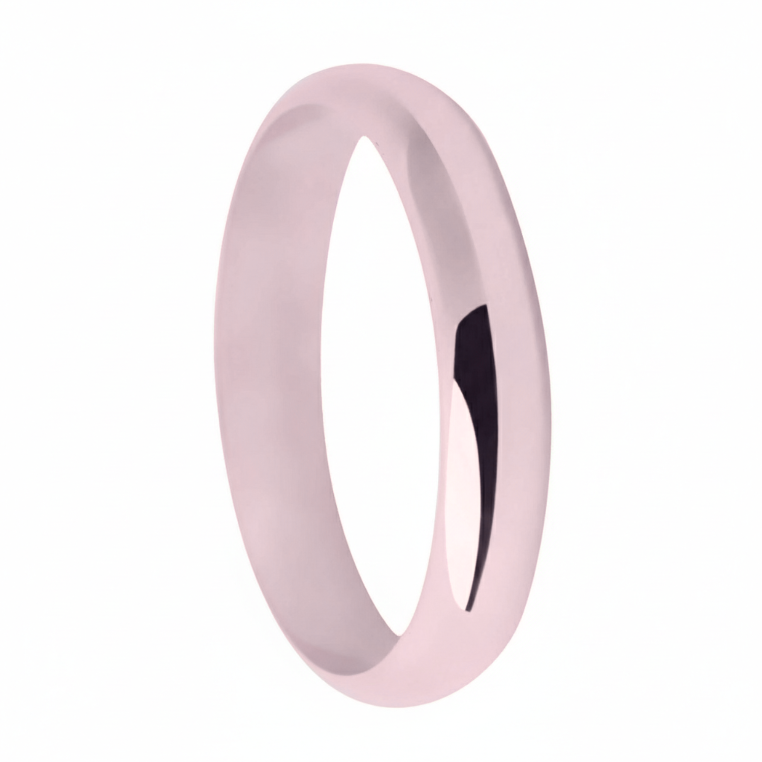 Aliança Soft 4mm Abaulada Lisa Ouro 18k