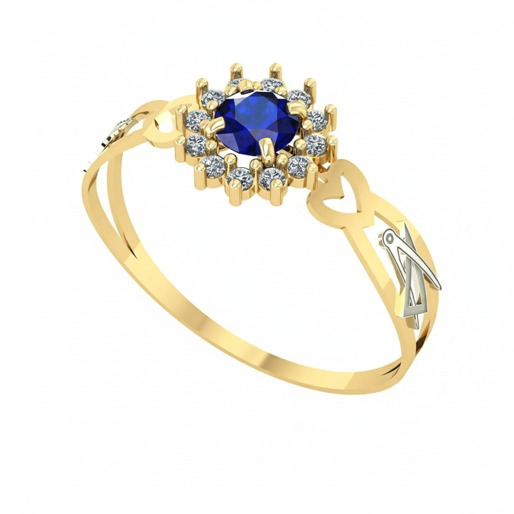 Anel de Formatura - Arquitetura Ouro 18K