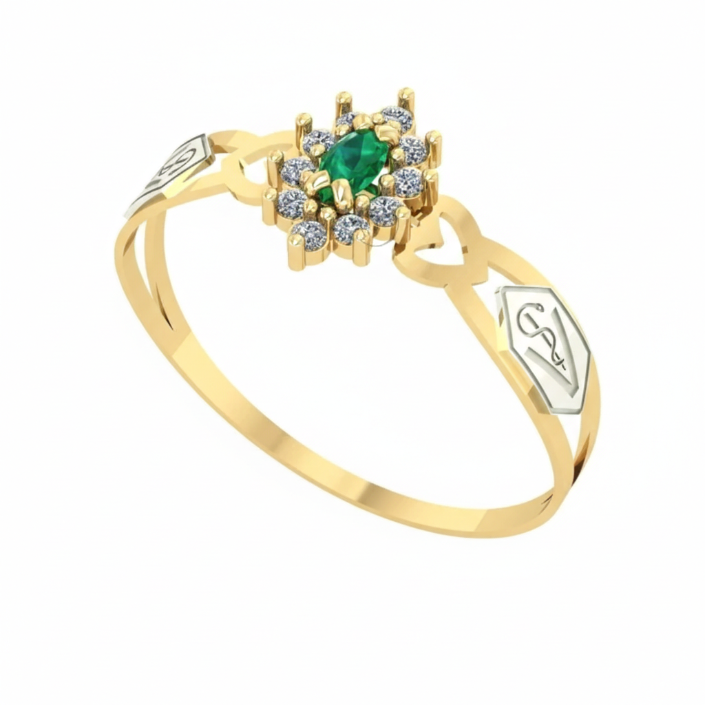 Anel de Formatura - Medicina Veterinária Ouro 18K