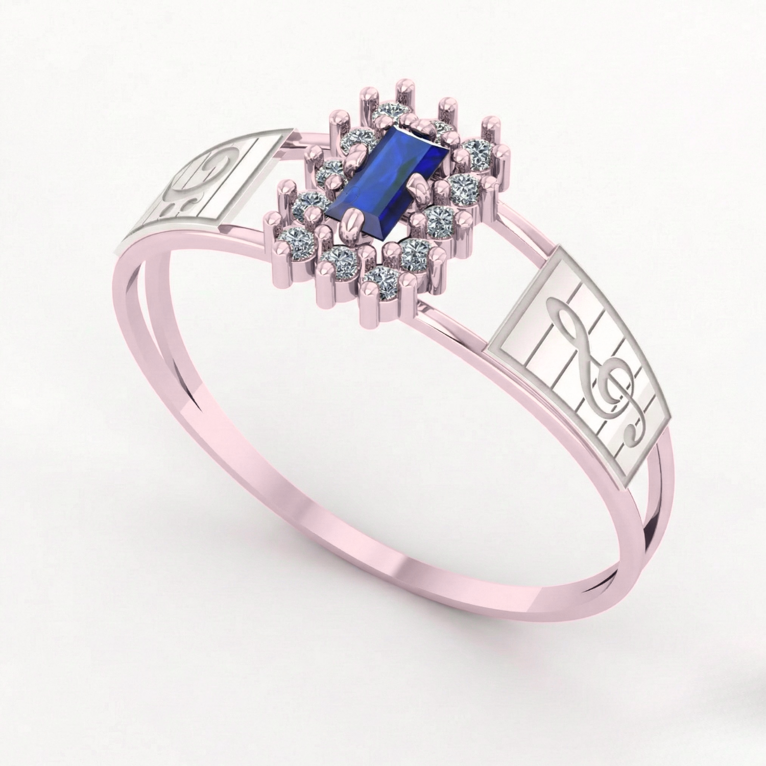 Anel Formatura - Música Ouro 18k