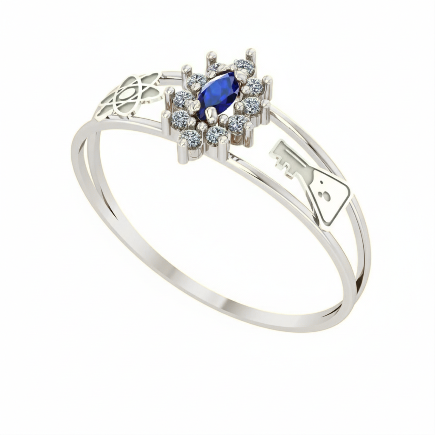 Anel Formatura - Química Ouro 18k