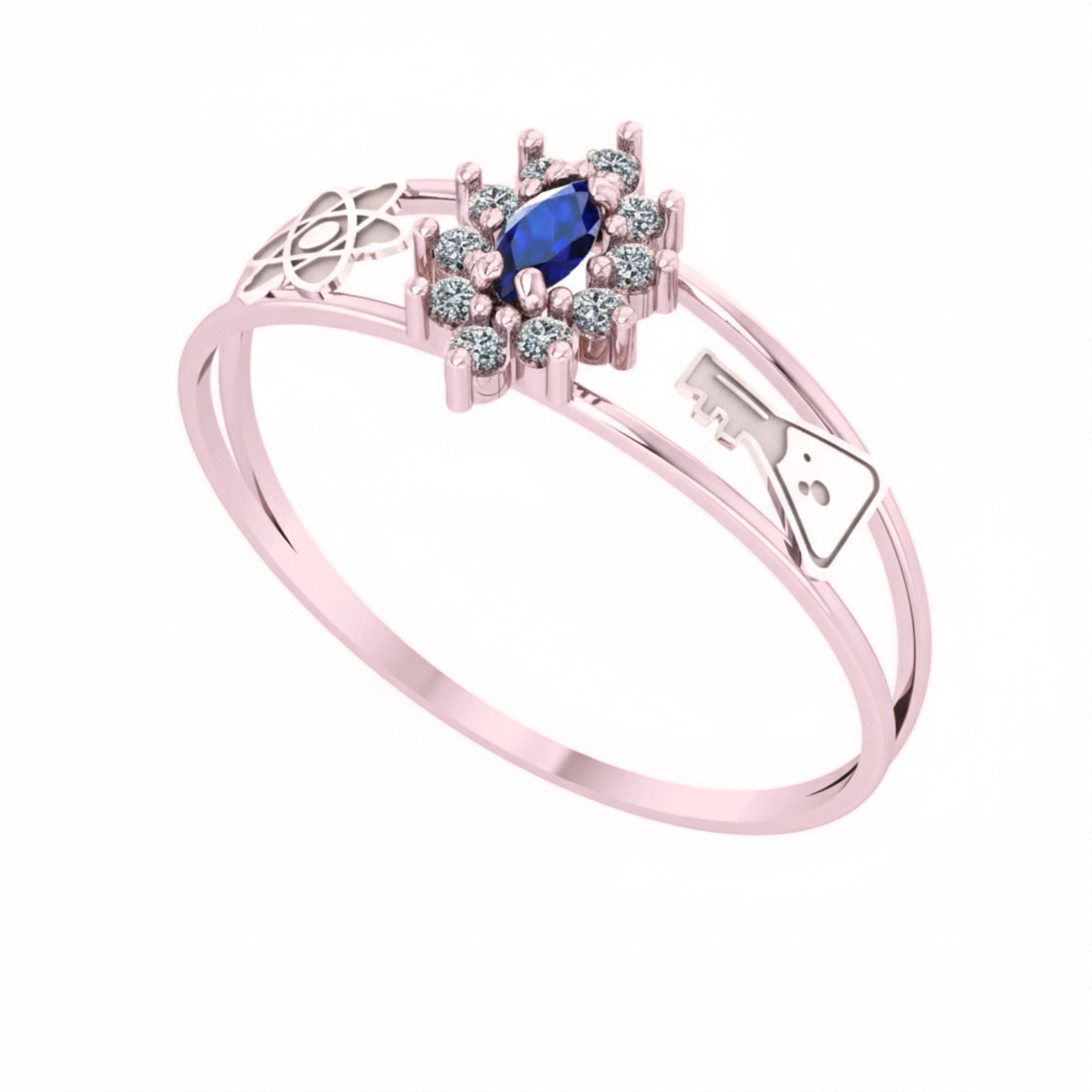 Anel Formatura - Química Ouro 18k